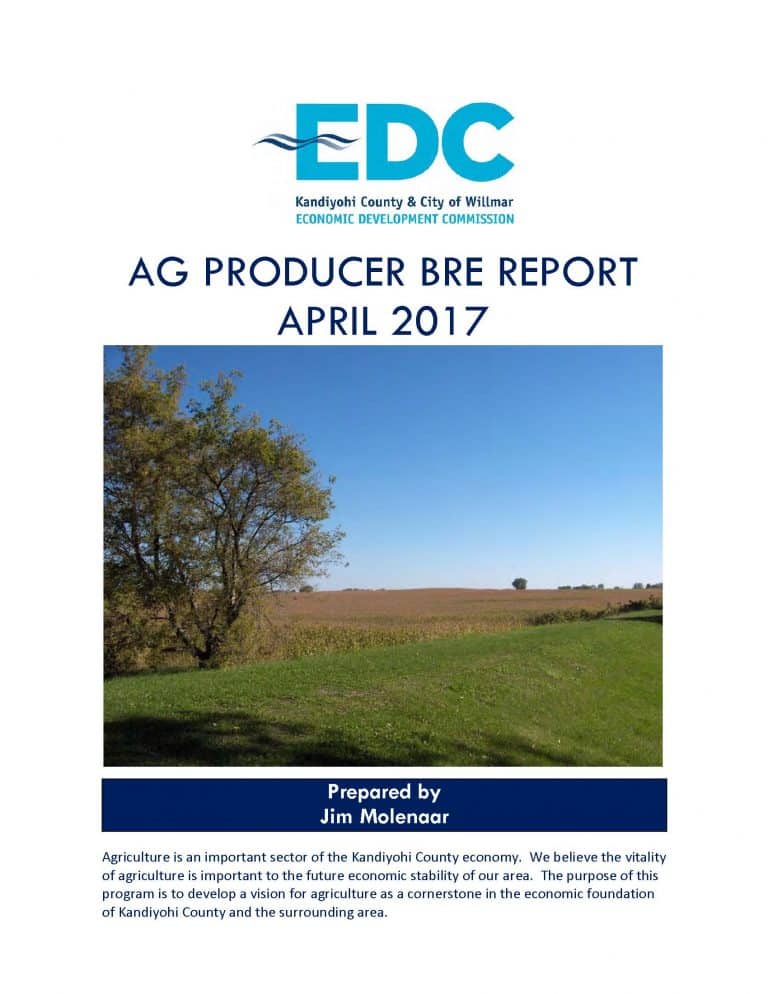 2017 Ag BRE Survey cover