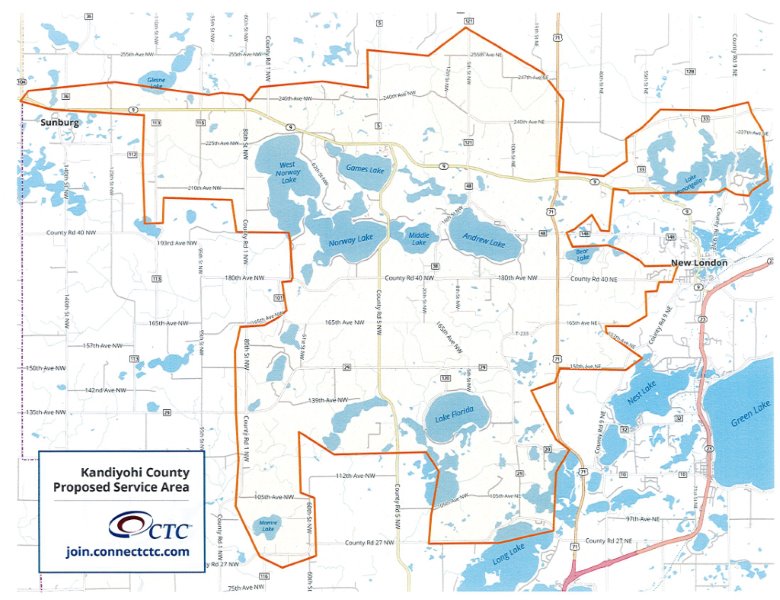 New map released of broadband project area