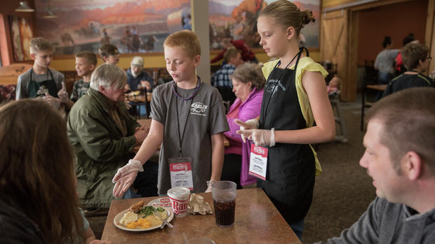 Class project offers job experience: CCS fifth-graders learn future lessons working at Pizza Ranch