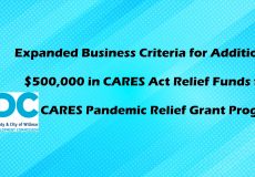 Expanded Business Criteria for Additional $500,000 in CARES Act Relief Funds for EDC CARES Pandemic Relief Grant Program