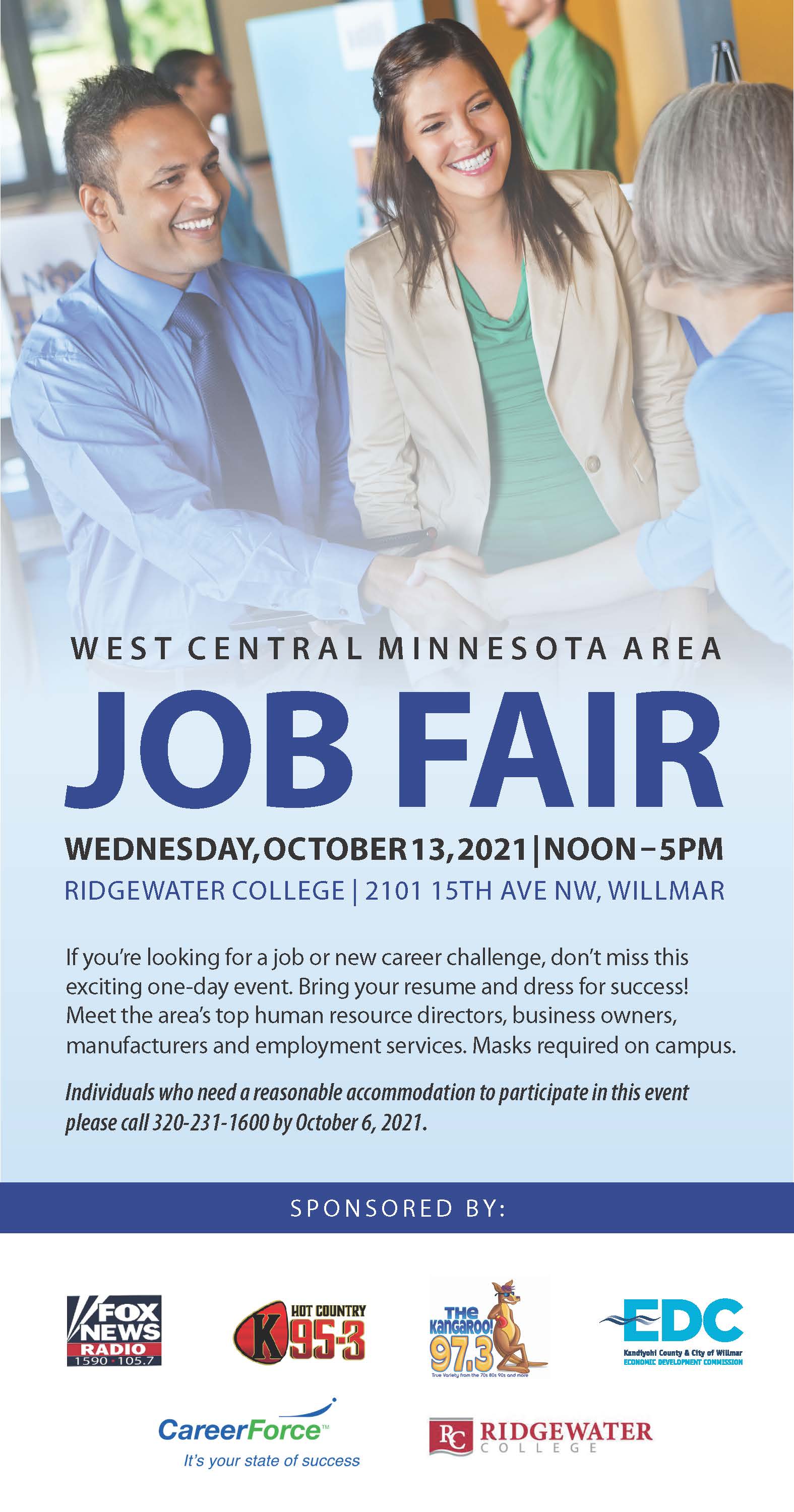 EDC co-sponsors West Central Minnesota Area Job Fair