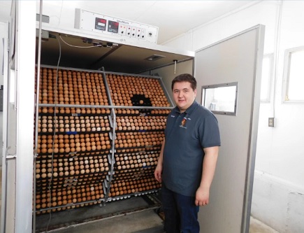 ACGC senior Hunter Dahline continues to expand his chicken hatchery business