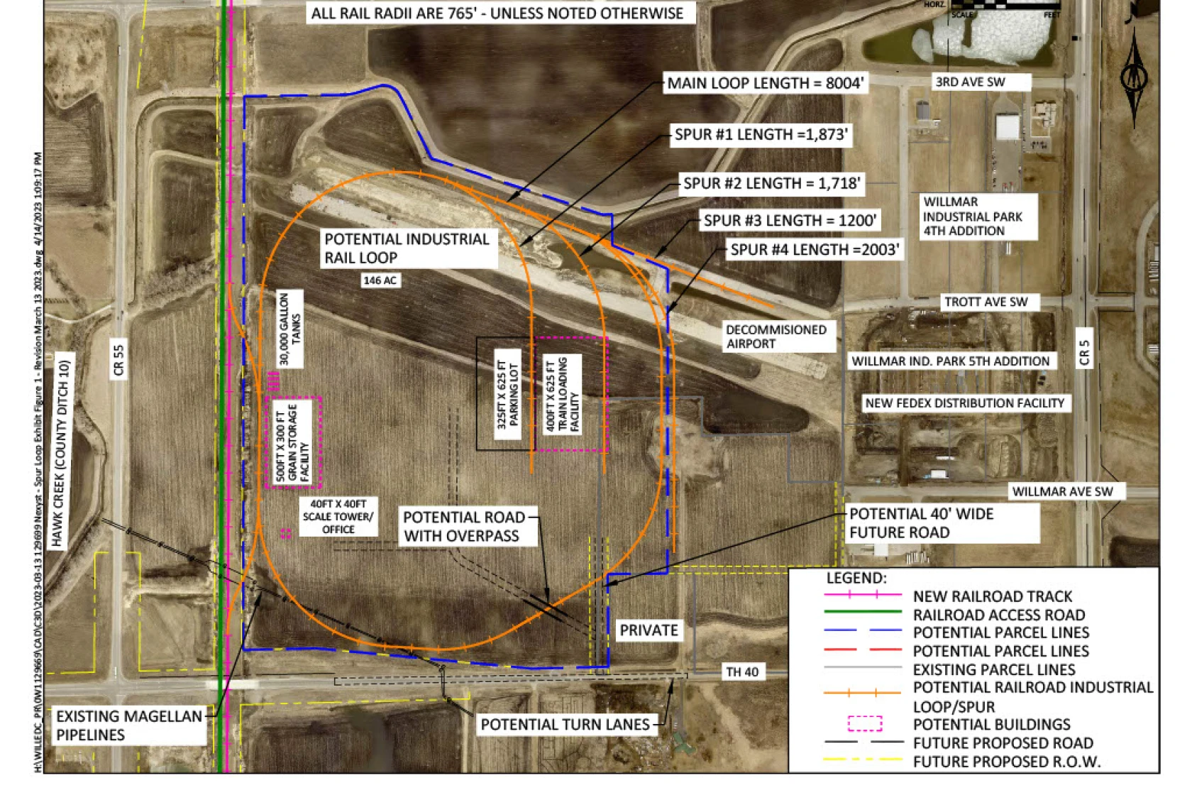 Purchase agreement signed for rail park