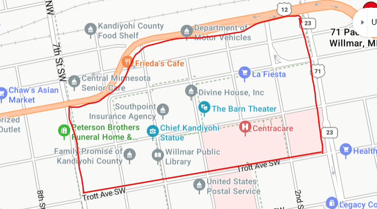 willmar downtown boundaries kandiyohi county property enhancement program